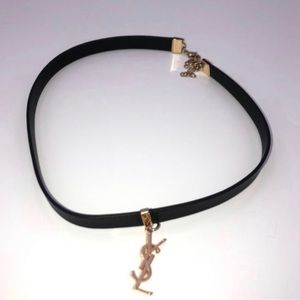 YSL Beaute Black Choker / Bracelet Wrap Around